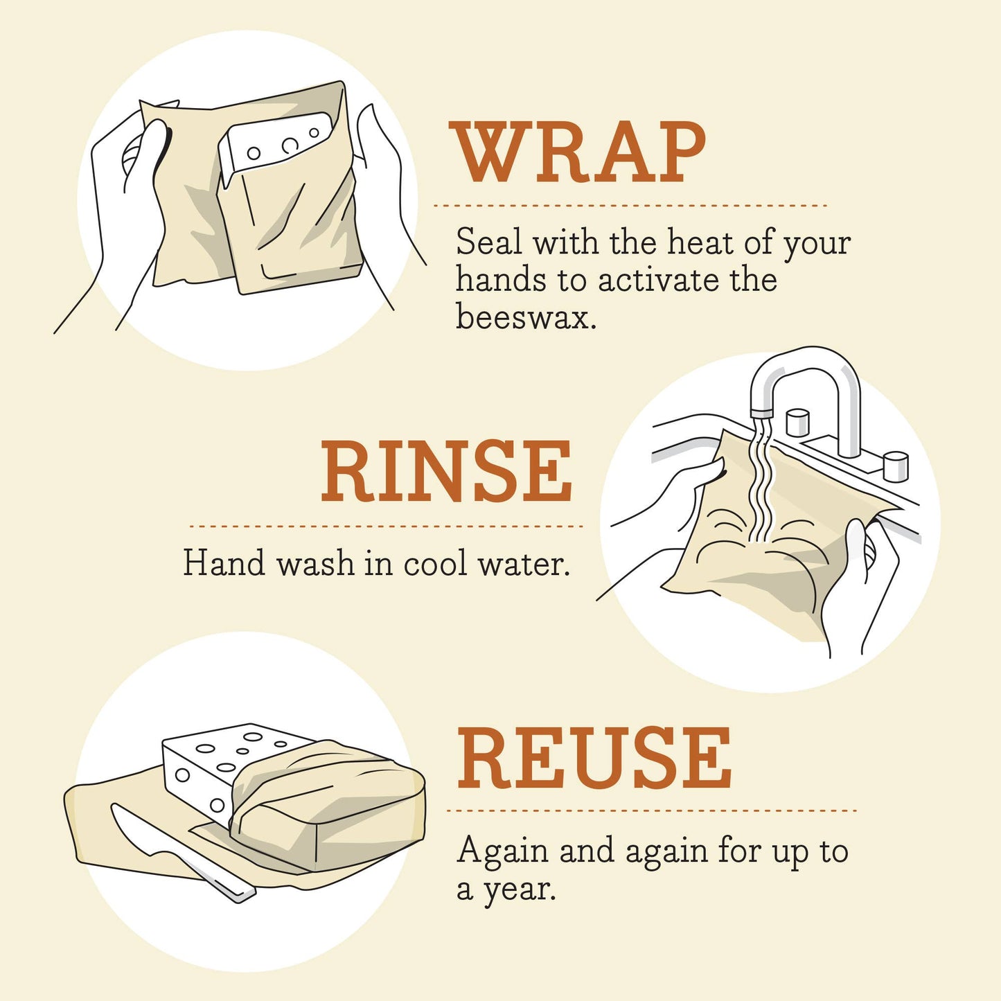 Bee's Wrap Bread Wrap, Honeycomb