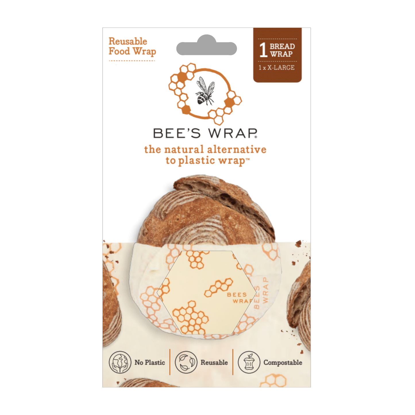 Bee's Wrap Bread Wrap, Honeycomb