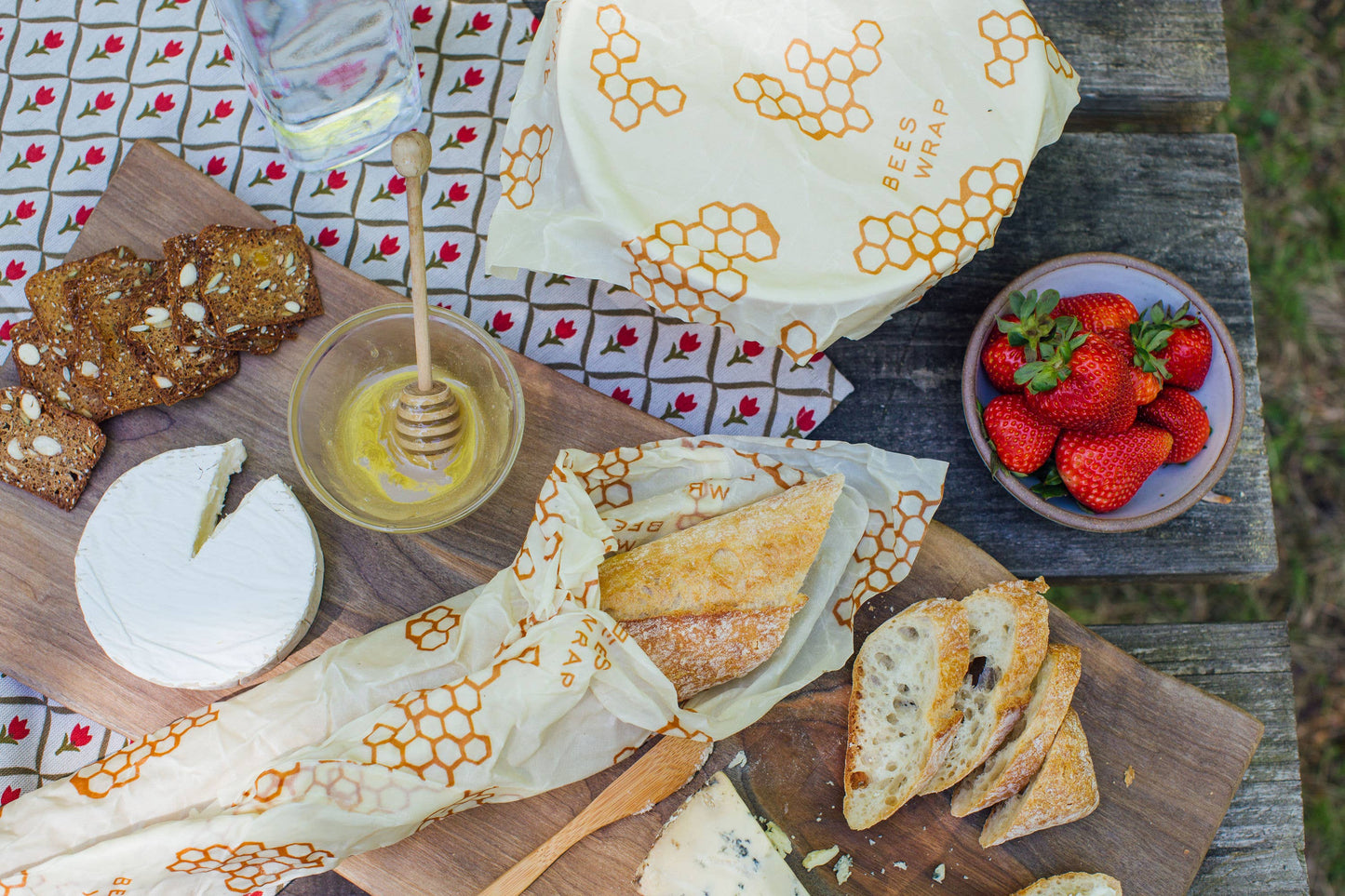 Bee's Wrap Bread Wrap, Honeycomb