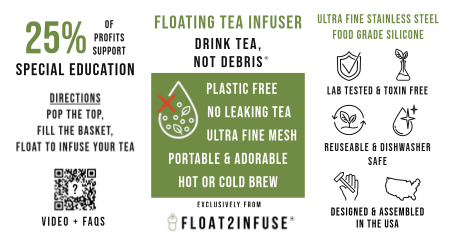 Floating Yellow Submarine Tea Infuser - Cute Tea Infuser for Loose Tea