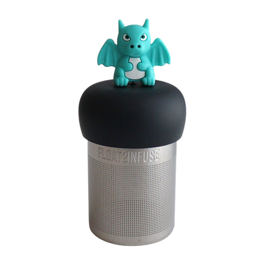 Floating Mad Teal Dragon Tea Infuser - Cute Animal Tea Infuser for Loose Tea