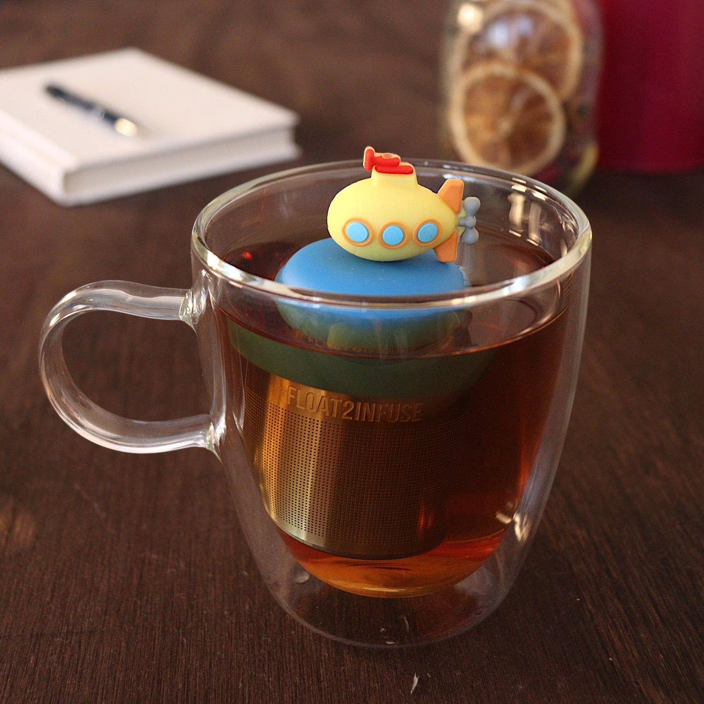 Floating Yellow Submarine Tea Infuser - Cute Tea Infuser for Loose Tea