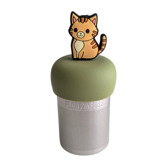 Floating Anime Tiger Cat Tea Infuser - Cute Animal Tea Infuser for Loose Tea